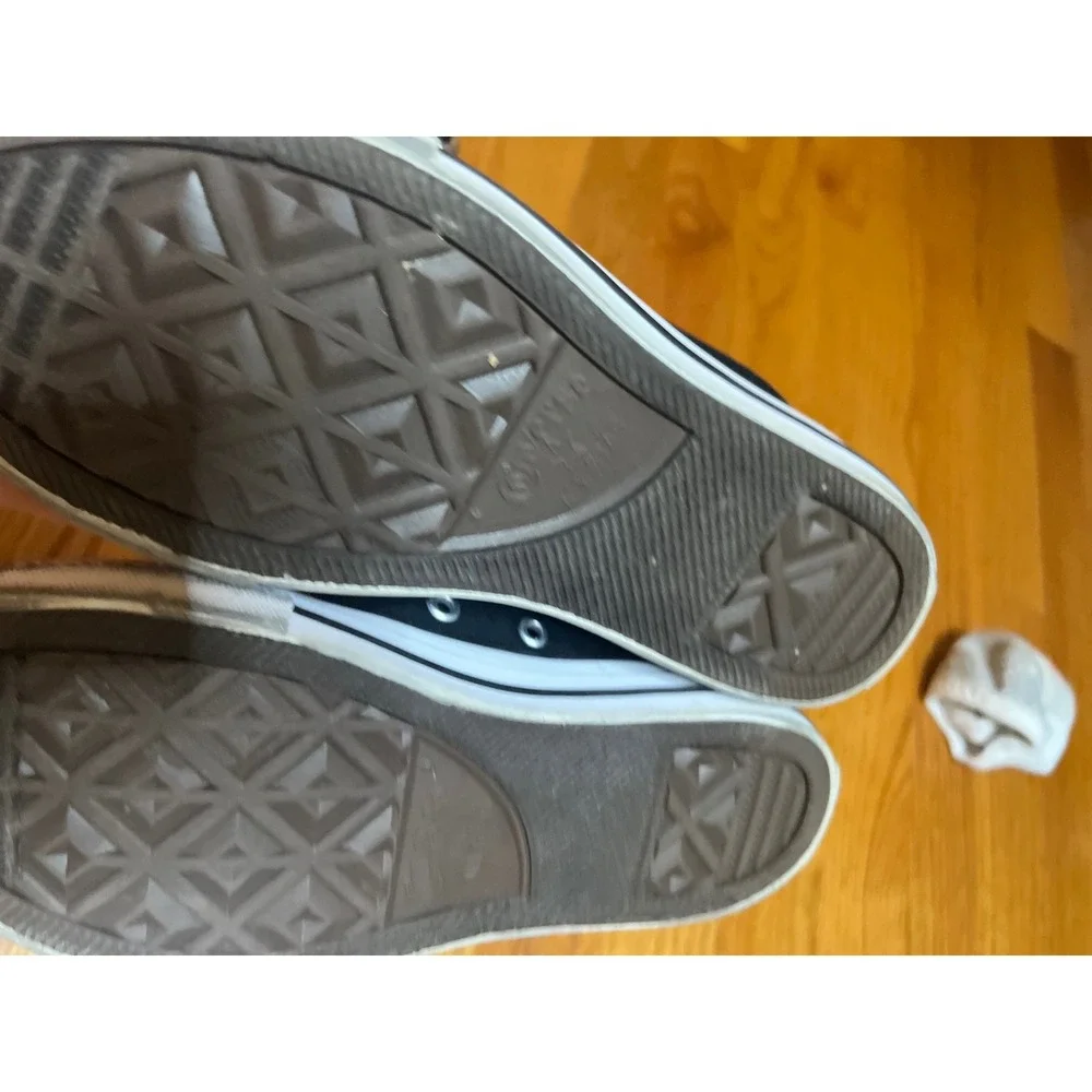 Converse All Star Low Top Sneakers Black Casual Shoes size 2
